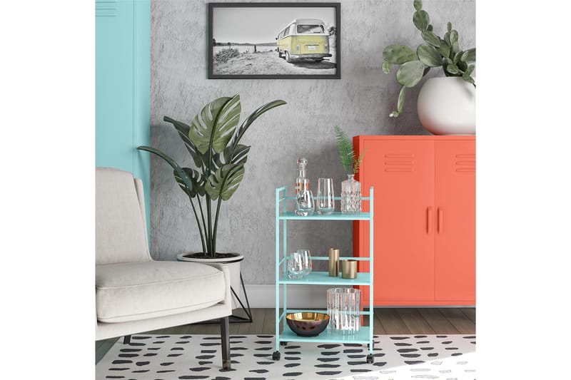 Cache Drinkvagn 43x29 cm Mint - Novogratz - Möbler - Bord & matgrupper - Serveringsvagn & barvagn - Drinkvagn