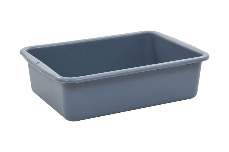 Köksvagn med plastbehållare 82x43,5x93 cm - Silver - Möbler - Bord & matgrupper - Serveringsvagn & barvagn - Drinkvagn