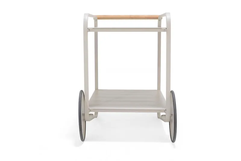 Portals Rullbord 92 cm - Vit/trä - Möbler - Bord & matgrupper - Serveringsvagn & barvagn - Drinkvagn