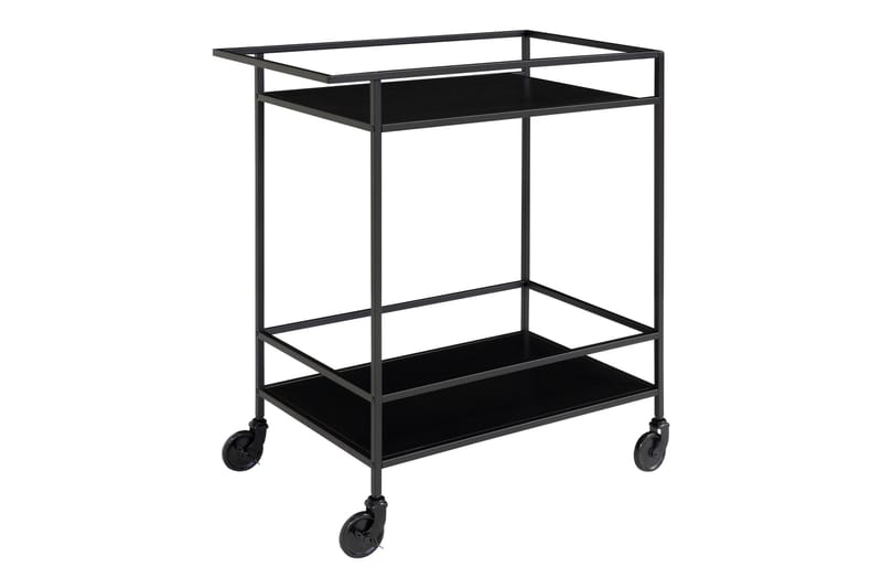 Thomasboro Drinkvagn 40x68 cm - Svart - Möbler - Bord & matgrupper - Serveringsvagn & barvagn - Drinkvagn