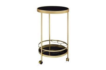 Thruston Drinkvagn 45x45 cm - Guld - Möbler - Bord & matgrupper - Serveringsvagn & barvagn - Drinkvagn