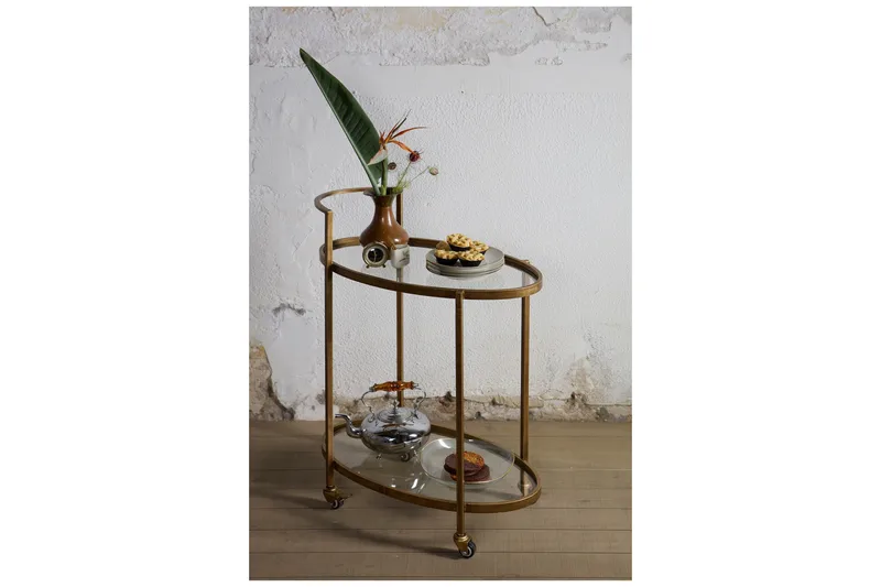 Zemuly Rullvagn 67 cm - Antik Mässing - Möbler - Bord & matgrupper - Serveringsvagn & barvagn - Drinkvagn