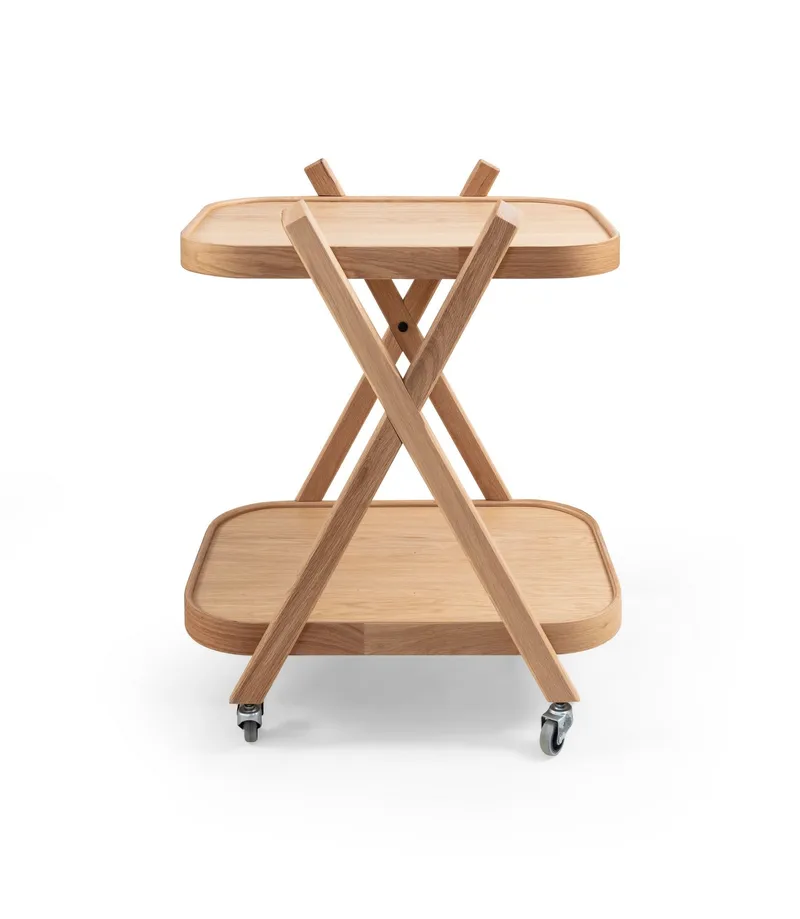 Elith Serveringsbord 70x70x50 cm - Ek - Möbler - Bord & matgrupper - Serveringsvagn & barvagn - Drinkvagn