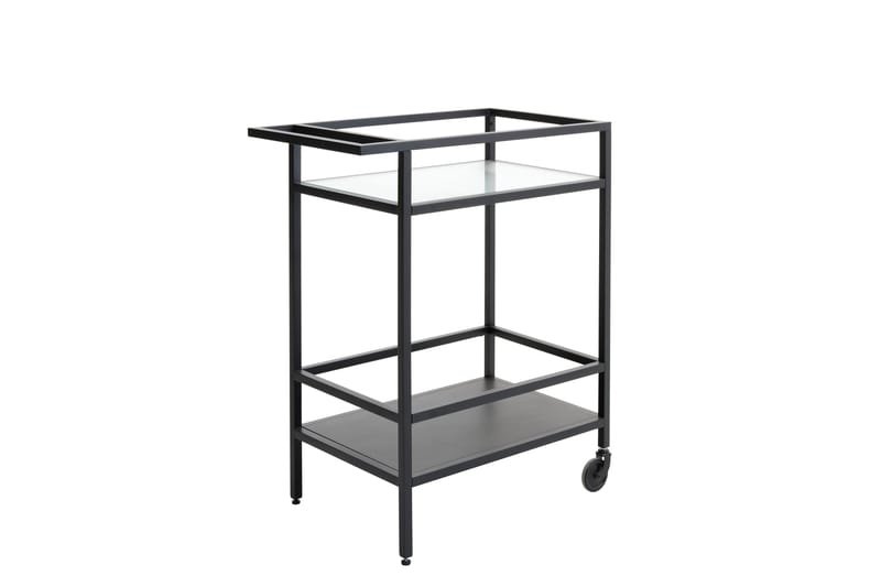 Gunnolf Drinkvagn 70x42 cm Rektangulär, Svart