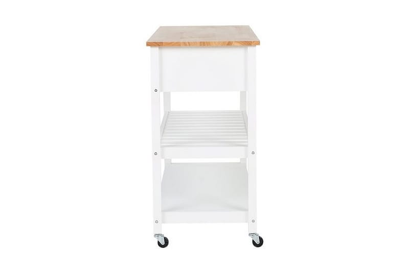 Navarino Serveringsvagn 48|120 cm - Vit - Möbler - Bord & matgrupper - Serveringsvagn & barvagn - Köksvagn