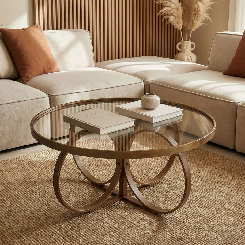 Setira Soffbord 100 cm - Valnöt - Möbler - Bord & matgrupper - Soffbord