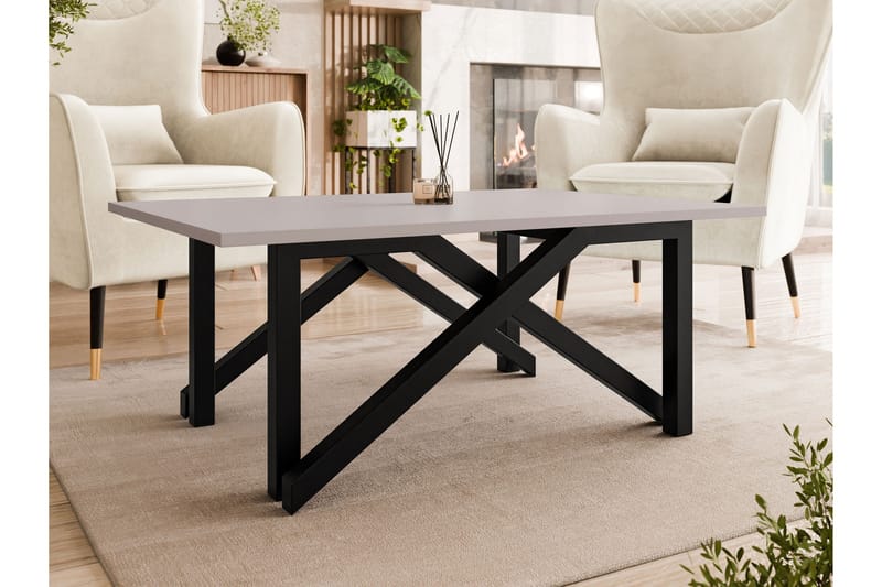 Seyloren Soffbord 100 cm - Svart/Beige - Möbler - Bord & matgrupper - Soffbord