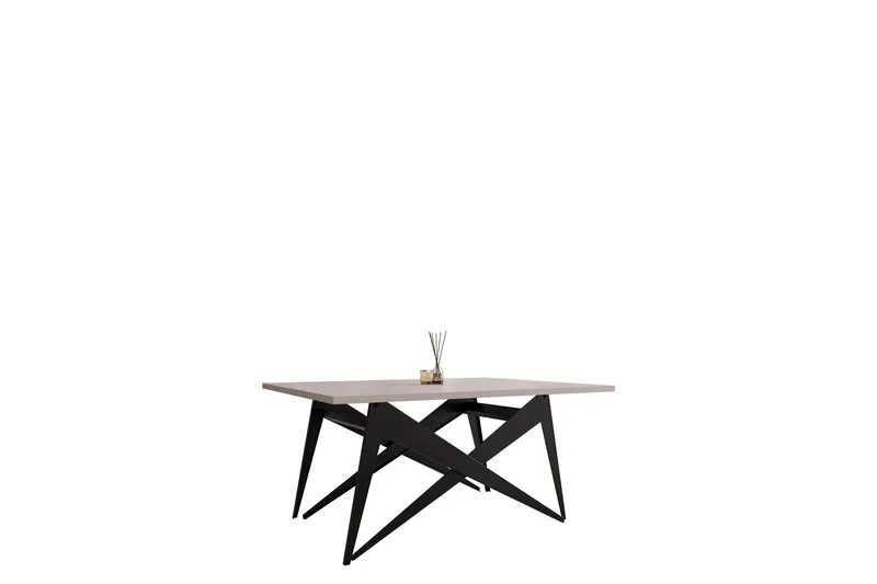 Seyloren Soffbord 90 cm, Svart/Beige