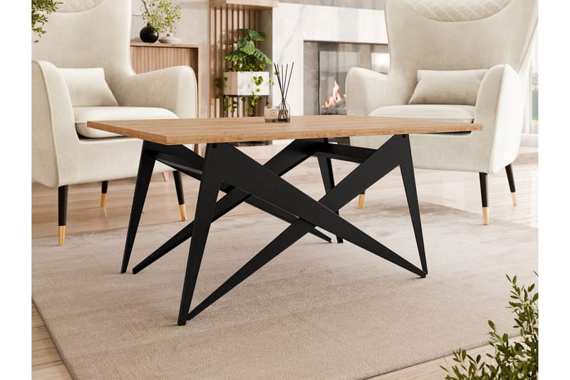 Seyloren Soffbord 90 cm - Svart/Brun - Möbler - Bord & matgrupper - Soffbord