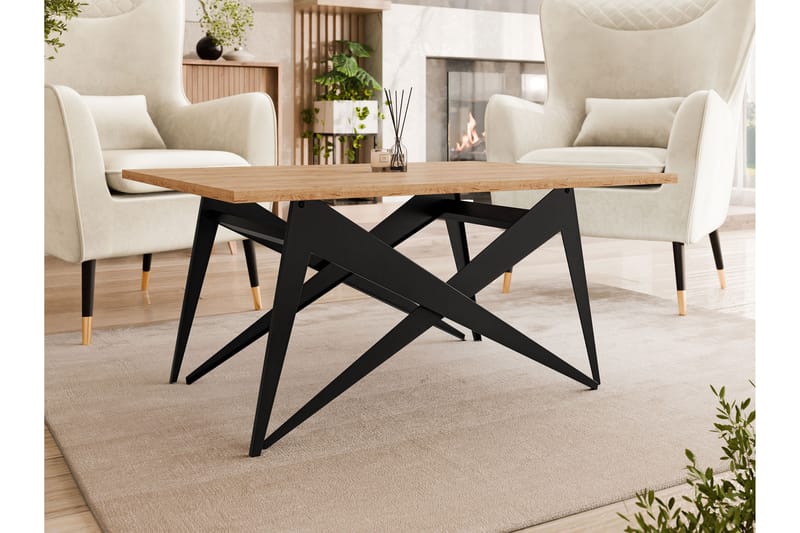 Seyloren Soffbord 90 cm - Svart/Brun - Möbler - Bord & matgrupper - Soffbord