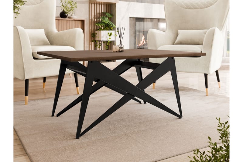 Seyloren Soffbord 90 cm - Svart/Brun - Möbler - Bord & matgrupper - Soffbord