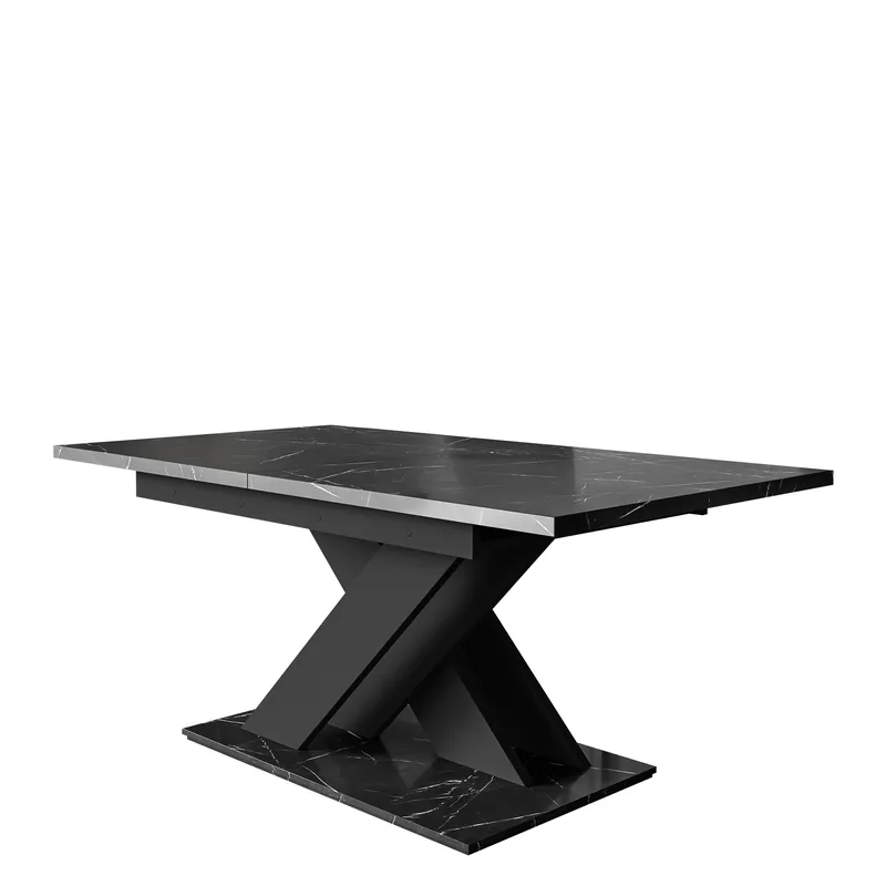 Shea Förlängningsbart Matbord 140-180 cm Rektangulär - Svart - Möbler - Bord & matgrupper - Matbord & köksbord