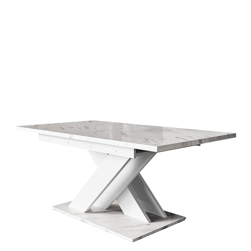 Shea Förlängningsbart Matbord 140-180 cm Rektangulär, Vit