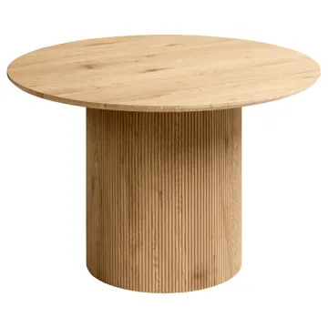 Sheho Runt Matbord 120 cm i Trä med Ekutseende - Brun - Möbler - Bord & matgrupper - Matbord & köksbord