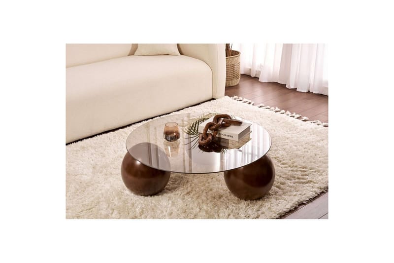 Sibas Soffbord 85 cm - Brun - Möbler - Bord & matgrupper - Soffbord