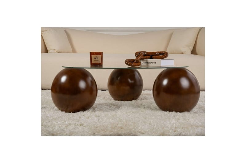 Sibas Soffbord 85 cm - Brun - Möbler - Bord & matgrupper - Soffbord