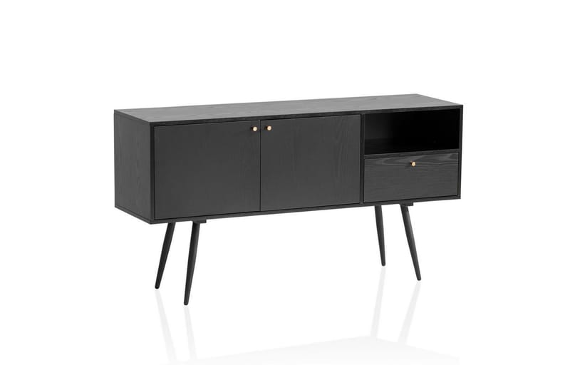 Sideboard Wohnling Melaminbelagd MDF 140 cm med 2 dörrar 1 låda Modern - Möbler - Bord & matgrupper - Bordstillbehör