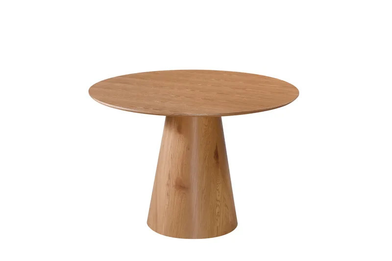 Siena Litet Matbord Runt 110cm Fanér - Ek - Möbler - Bord & matgrupper - Matbord & köksbord