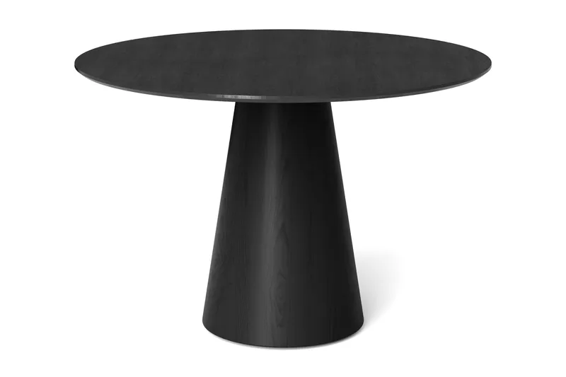 Siena Litet Matbord Runt 110cm Fanér - Svart - Möbler - Bord & matgrupper - Matbord & köksbord