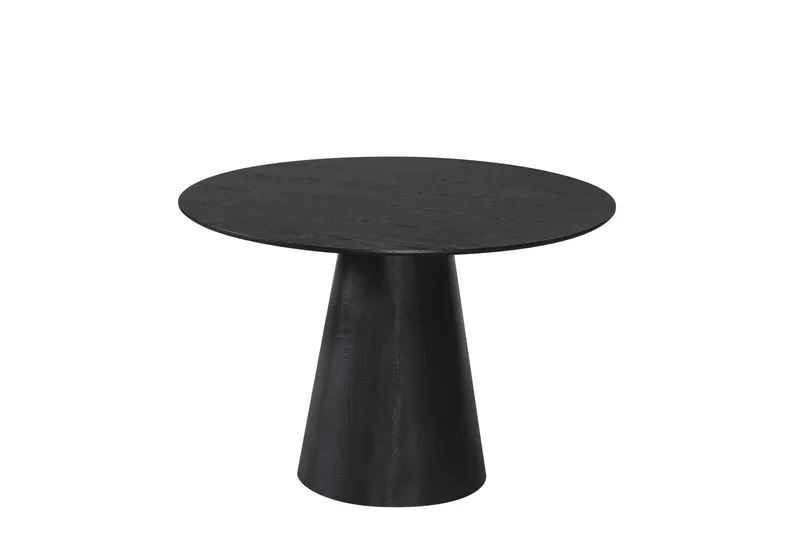 Siena Litet Matbord Runt 110cm Fanér - Svart - Möbler - Bord & matgrupper - Matbord & köksbord