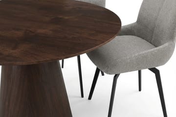 Siena Matgrupp runt 110 cm Rökt Ek med 4 Mora Matstolar - Rökt ek - Möbler - Bord & matgrupper - Matgrupper