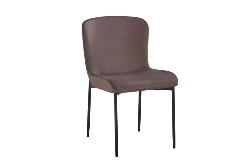 Siena Matgrupp runt 110 cm Valnöt med 4 Elsie Matstolar - Valnöt/Brun - Möbler - Bord & matgrupper - Matgrupper