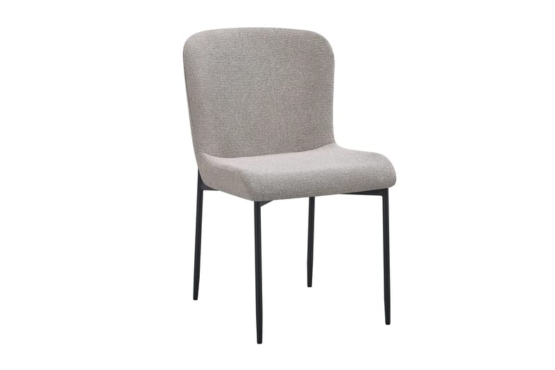 Siena Matgrupp runt 110 cm Valnöt med 4 Elsie Matstolar - Valnöt/Ljusgrå - Möbler - Bord & matgrupper - Matgrupper