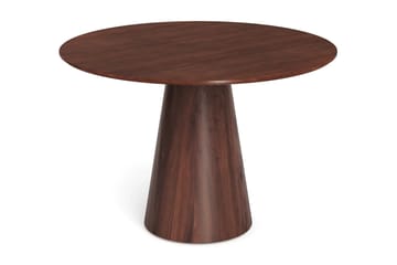 Siena Matgrupp runt 110 cm Valnöt med 4 Filippa Matstolar - Valnöt - Möbler - Bord & matgrupper - Matgrupper