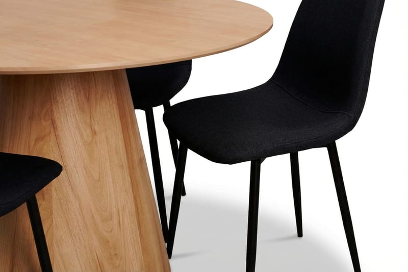 Siena Matgrupp runt 130 cm Ek med 6 Nibe Matstolar - Ek - Möbler - Bord & matgrupper - Matgrupper