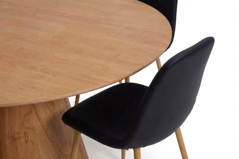 Siena Matgrupp runt 130 cm Ek med 6 Nibe Matstolar - Ek - Möbler - Bord & matgrupper - Matgrupper