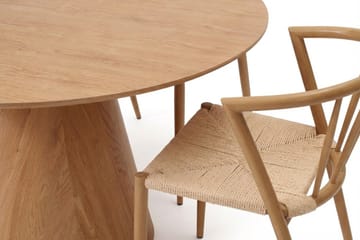 Siena Matgrupp runt 130 cm Ek med 6 Winston Matstolar - Ek - Möbler - Bord & matgrupper - Matgrupper