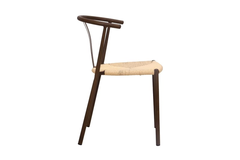 Siena Matgrupp runt 130 cm Valnöt med 6 Elysia Matstolar - Valnöt - Möbler - Bord & matgrupper - Matgrupper