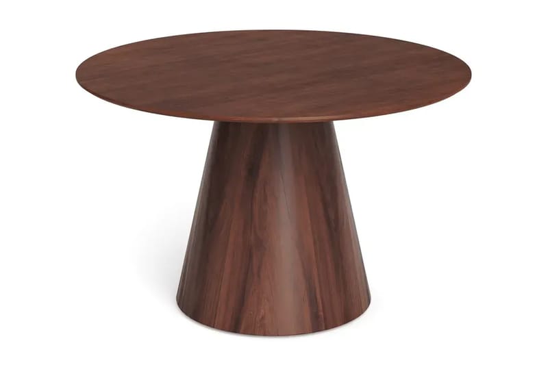 Siena Matgrupp runt 130 cm Valnöt med 6 Nibe Matstolar - Valnöt - Möbler - Bord & matgrupper - Matgrupper