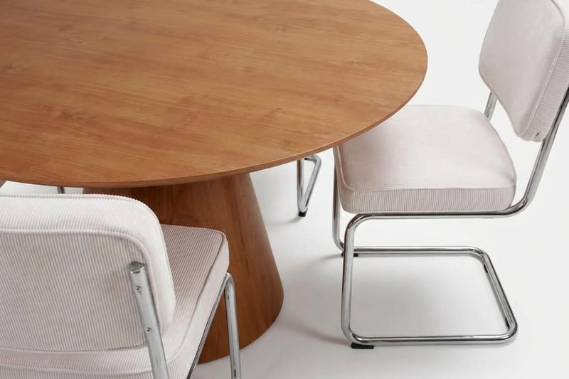 Siena Matgrupp runt 150 cm Ek med 6 Milva Matstolar - Ek - Möbler - Bord & matgrupper - Matgrupper