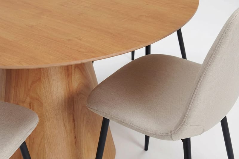 Siena Matgrupp runt 150 cm Ek med 6 Nibe Matstolar - Ek - Möbler - Bord & matgrupper - Matgrupper