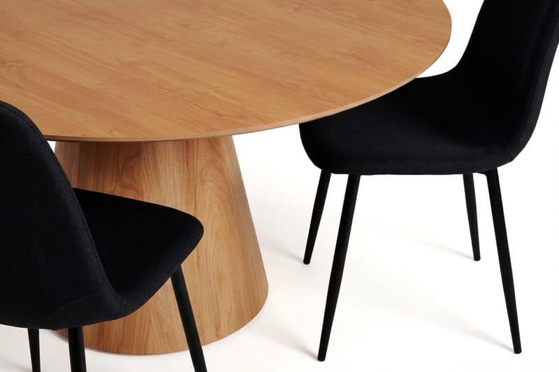 Siena Matgrupp runt 150 cm Ek med 6 Nibe Matstolar - Ek - Möbler - Bord & matgrupper - Matgrupper