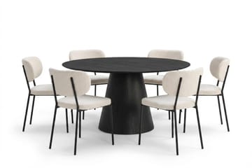 150 cm - Svartlaserad ek
