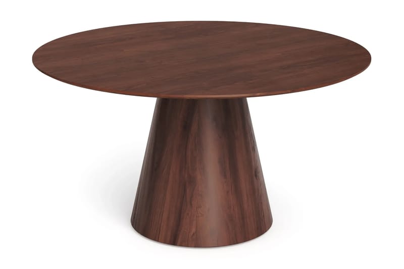 Siena Matgrupp runt 150 cm Valnöt med 6 Nibe Matstolar - Valnöt - Möbler - Bord & matgrupper - Matgrupper