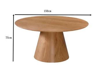 Siena Runt Matbord 150 cm i Trä med Ekutseende - Natur - Möbler - Bord & matgrupper - Matbord & köksbord