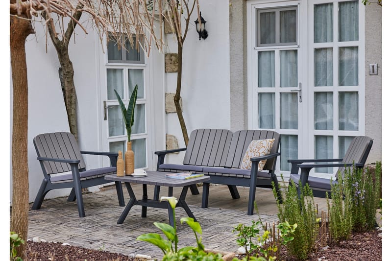 Silva Soffbord 90 cm - Antracit - Utemöbler - Balkong - Balkongmöbler - Balkongbord