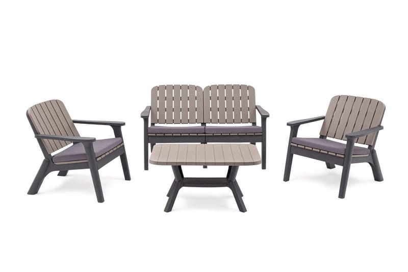 Silva Soffbord 90 cm - Antracit - Utemöbler - Balkong - Balkongmöbler - Balkongbord