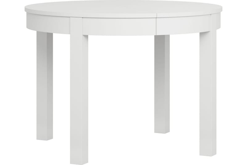 Simple Hopfällbart Matbord Vit - Vit - Matbord & köksbord - Klaffbord & Hopfällbart bord