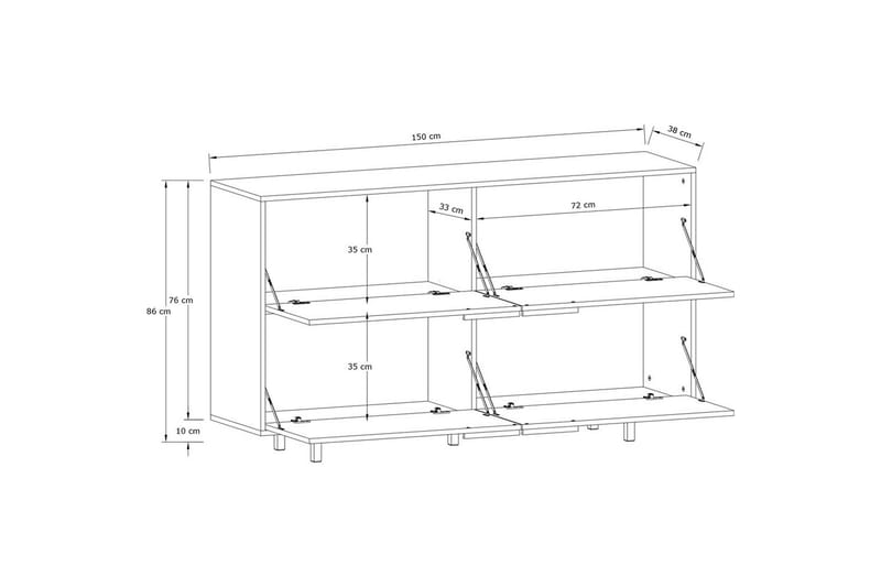 Skänk Alberto Ek - Ek - Förvaring - Förvaringsmöbler - Sideboard & skänk