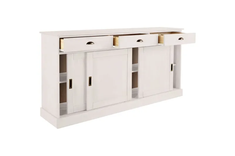 Skänk Harry 170x40x85 cm, Vit - 170x40x85 cm, Vit - Förvaring - Förvaringsmöbler - Sideboard & skänk