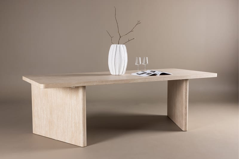 Skagen Matbord 240x100 cm - Beige - Möbler - Bord & matgrupper - Matbord & köksbord