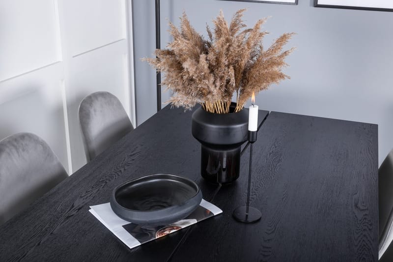 Sleek Matbord 195 cm Förlängningsbart med 6 Polar Köksstol - Möbler - Bord & matgrupper - Matgrupper