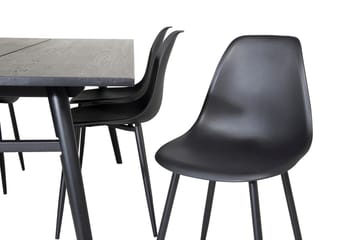 Sleek Matbord 195 cm Förlängningsbart med 6 Polar Matstol - Möbler - Bord & matgrupper - Matgrupper