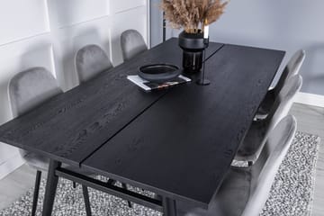 Sleek Matbord 195 cm Förlängningsbart med 6 Polar Köksstol - Möbler - Bord & matgrupper - Matgrupper