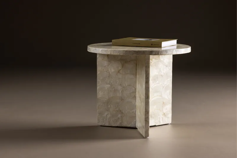 Smögen Soffbord 40 cm Rund - Ljusgrå - Möbler - Bord & matgrupper - Soffbord