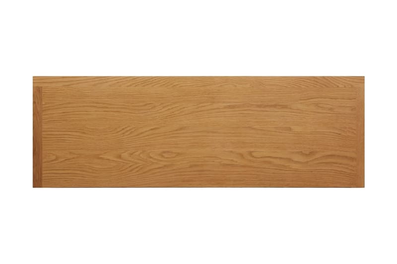 Sminkbord 110x40x75 cm massiv ek - Brun - Möbler - Bord & matgrupper - Sminkbord & toalettbord